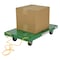 Vestil Green Plastic Dolly With Pull Rope 500 lb Capacity 18 x 30 POS-1830-ROPE - alternate 2